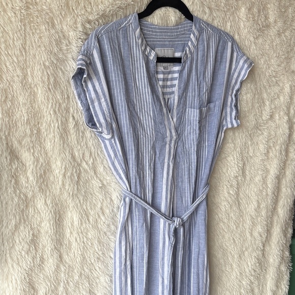 Rails Striped Blue and White Midi Dress - Picture 15 of 15